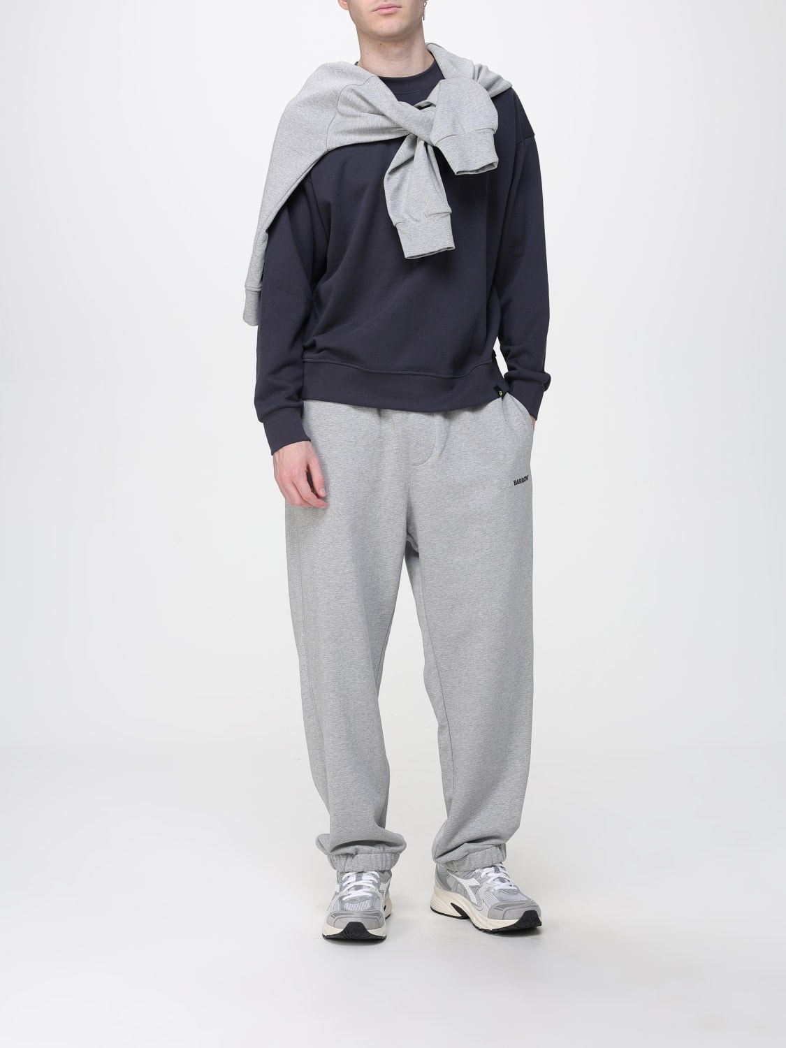BARROW SWEATSHIRT: Sweater men Barrow, Charcoal - Img 2