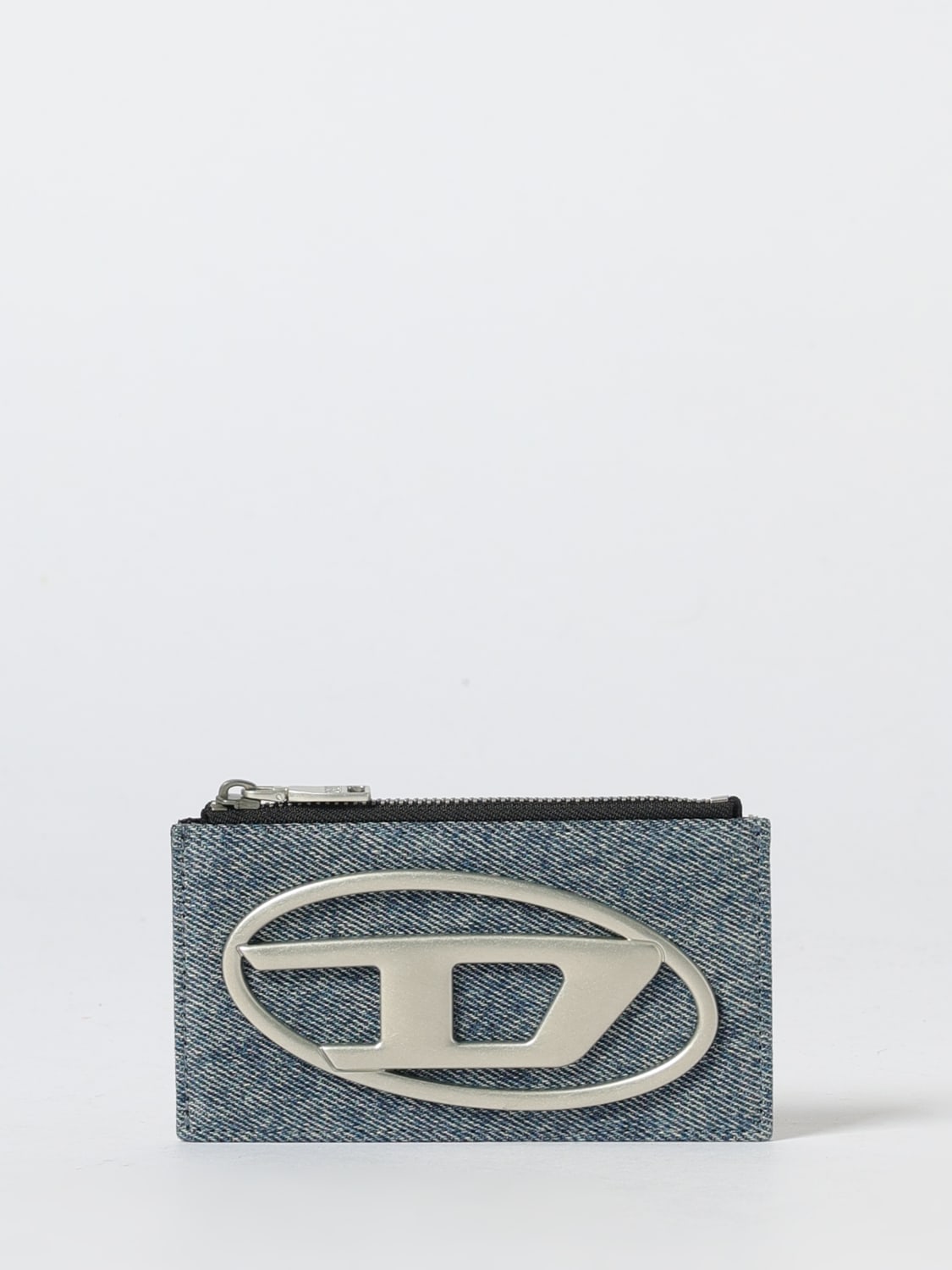 DIESEL WALLET: Wallet woman Diesel, Grey - Img 1
