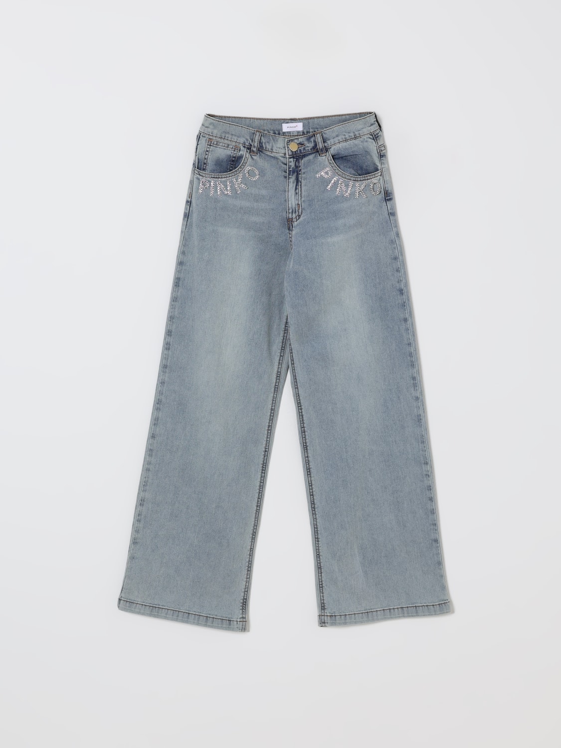 PINKO JEANS: Vaquero niños Pinko, Azul Oscuro - Img 1