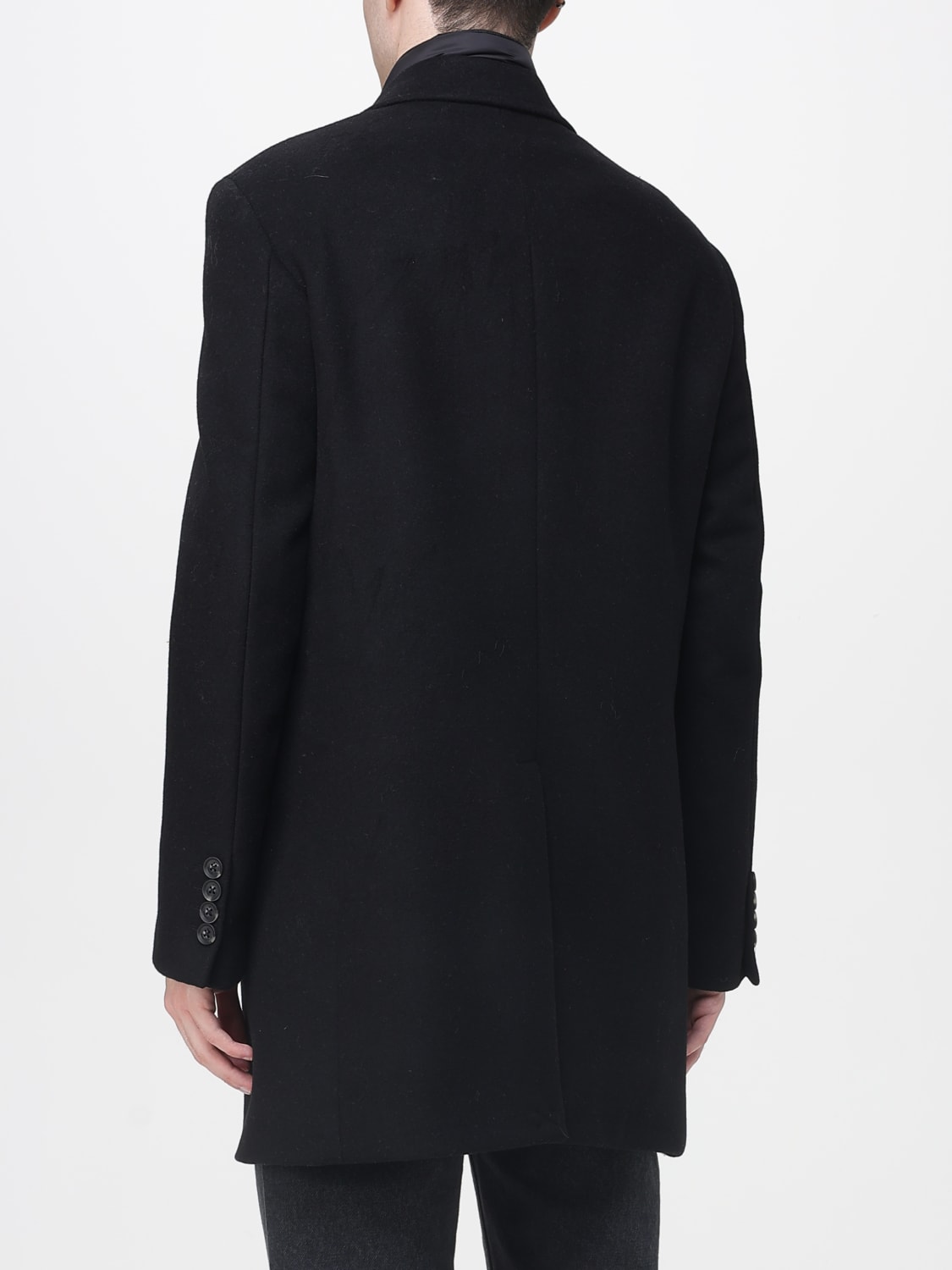 MANUEL RITZ COAT: Coat men Manuel Ritz, Black - Img 2
