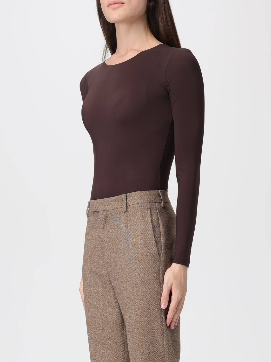 MM6 MAISON MARGIELA TOP: Bodysuit woman Mm6 Maison Margiela, Burgundy - Img 4