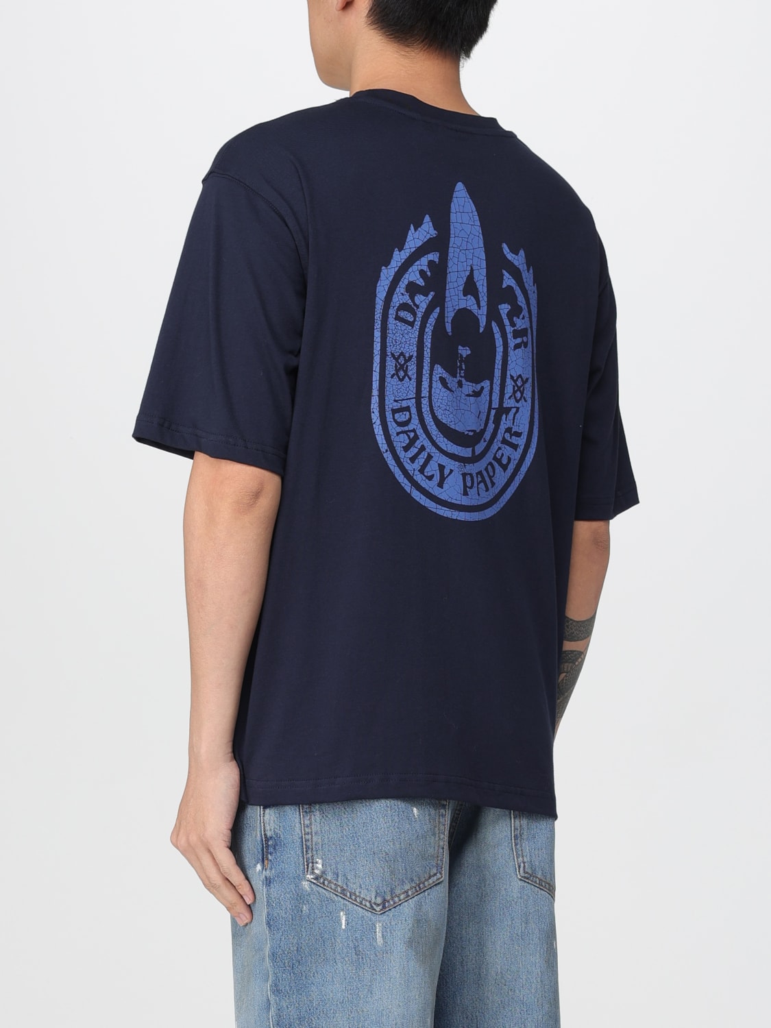 DAILY PAPER T-SHIRT: T-shirt herren Daily Paper, Blau - Img 2