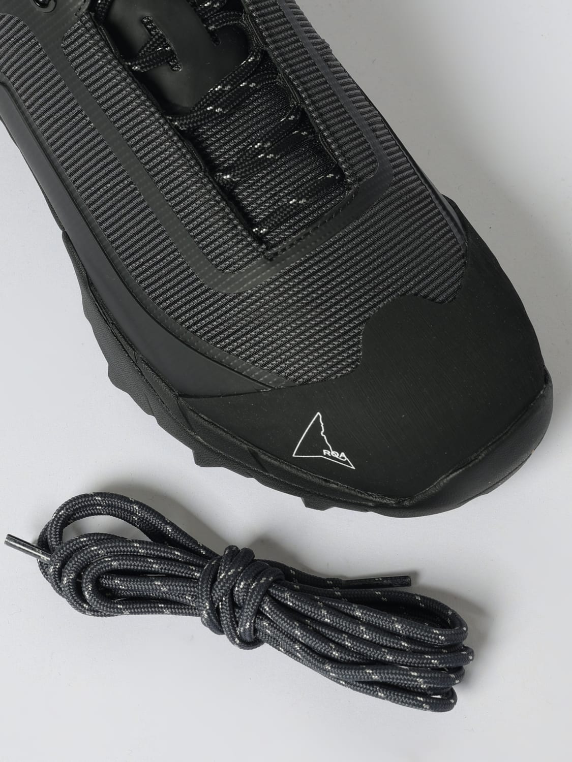 ROA SNEAKERS: Sneakers Katharina Light Roa in mesh gommato , Grigio - Img 4