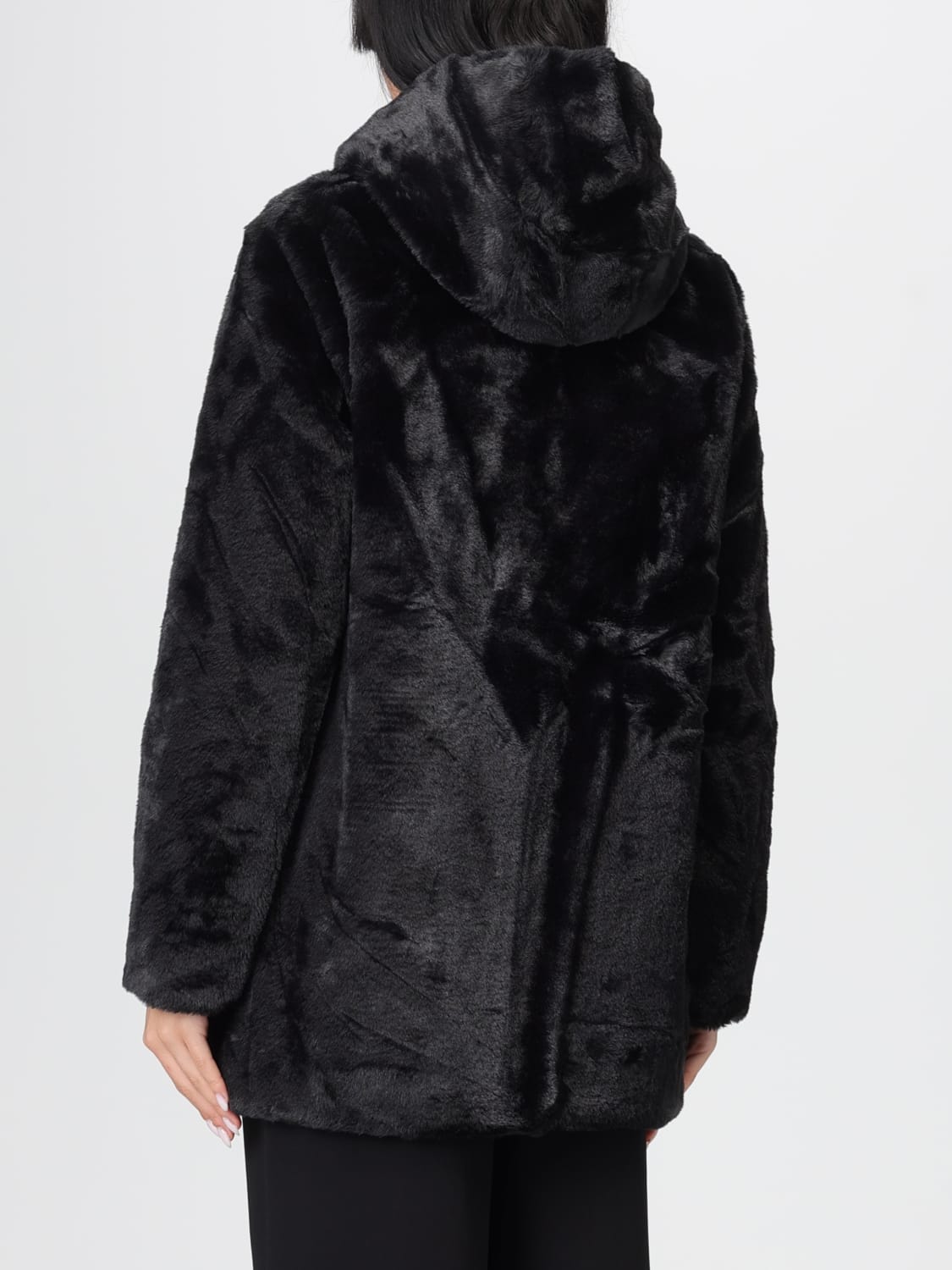 SAVE THE DUCK ABRIGO DE PIEL: Abrigo mujer Save The Duck, Negro - Img 2