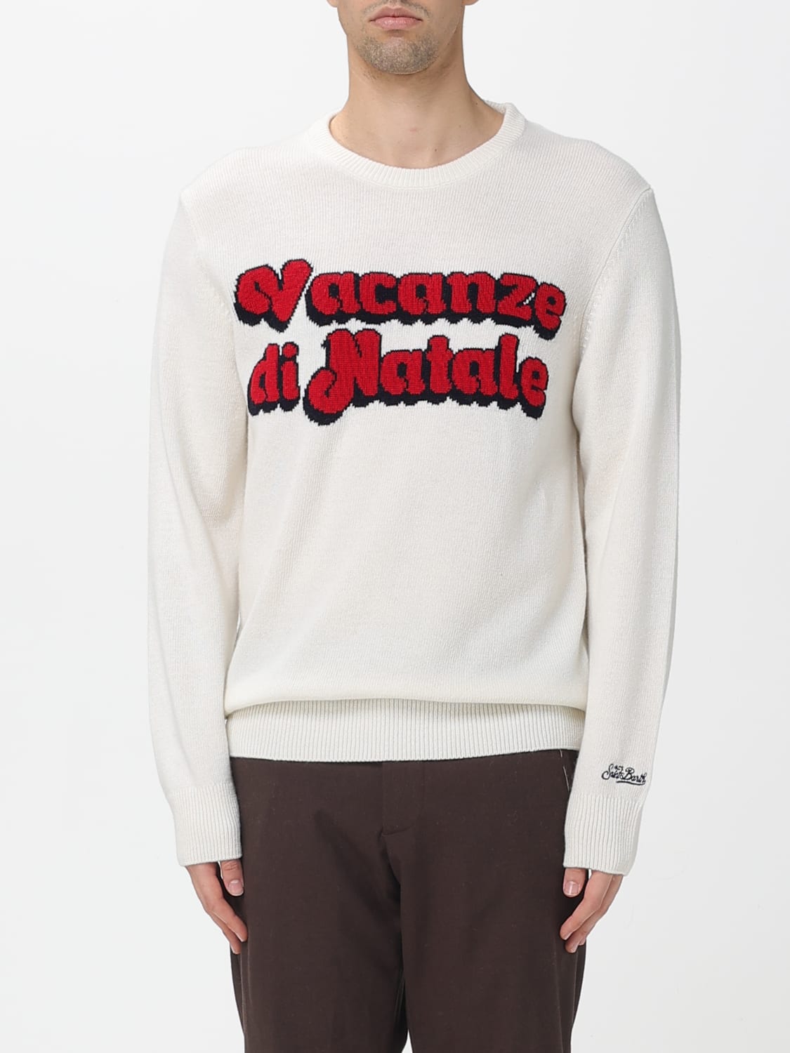 MC2 SAINT BARTH 毛衣: 毛衣 男士 Mc2 Saint Barth, 白色 - Img 1