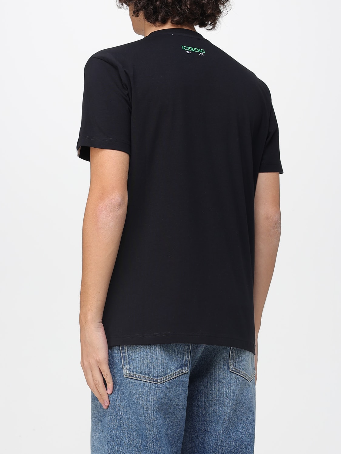 ICEBERG T-SHIRT: T-shirt men Iceberg, Black - Img 2