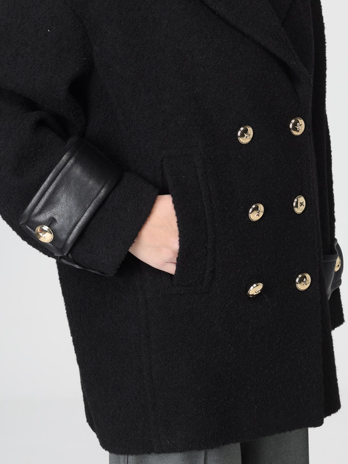 PINKO COAT: Coat woman Pinko, Black - Img 3