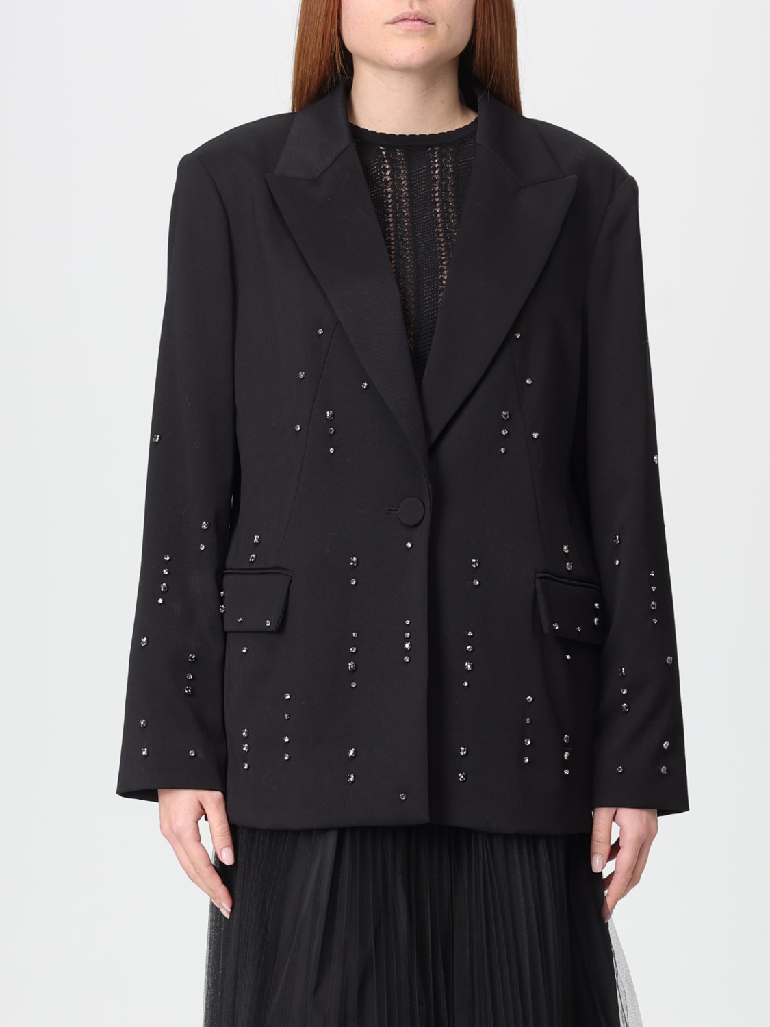 TWINSET ACTITUDE JACKET: Jacket woman Twinset Actitude, Black - Img 1