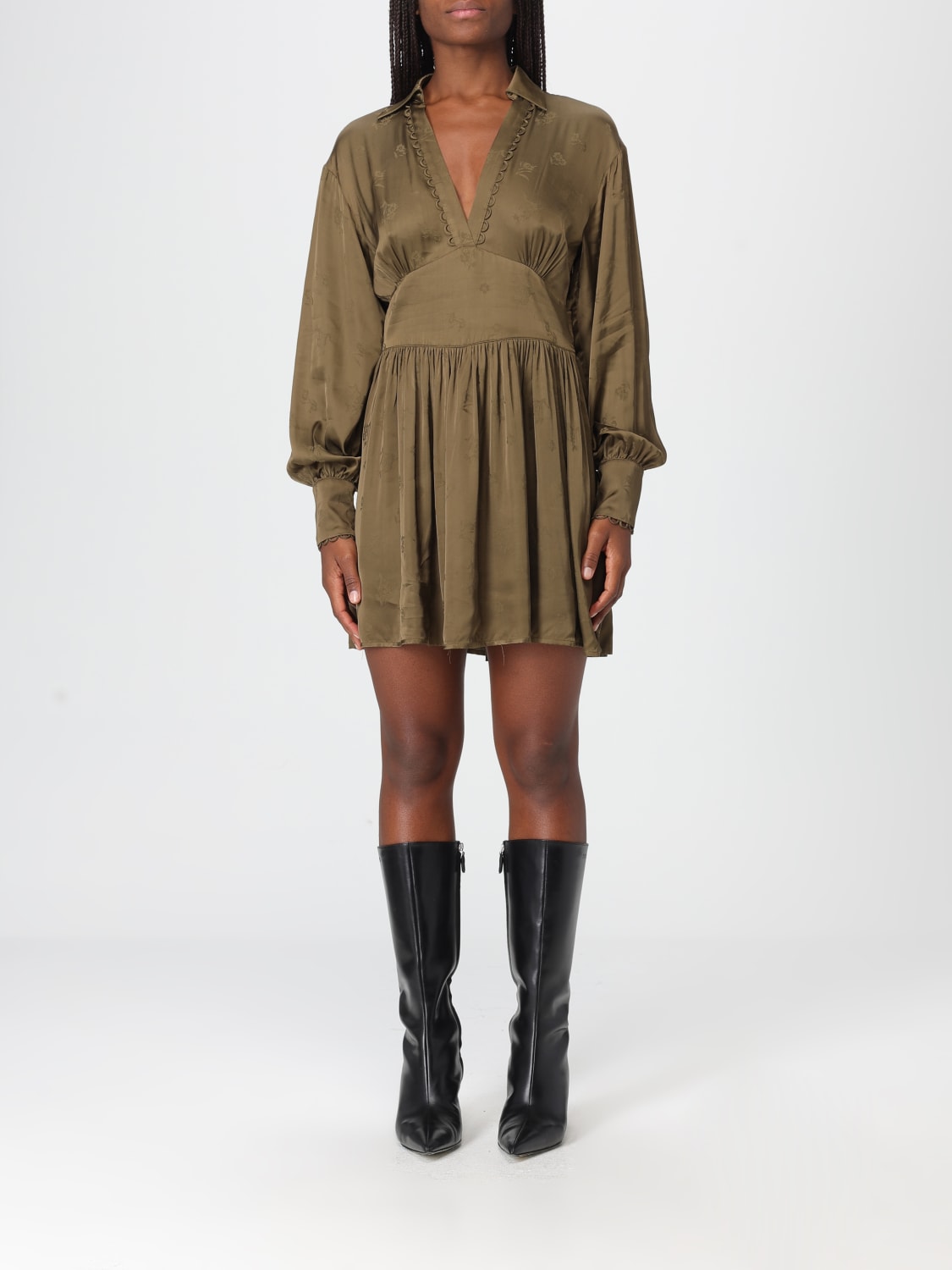 TWINSET DRESS: Dress woman Twinset, Green - Img 1