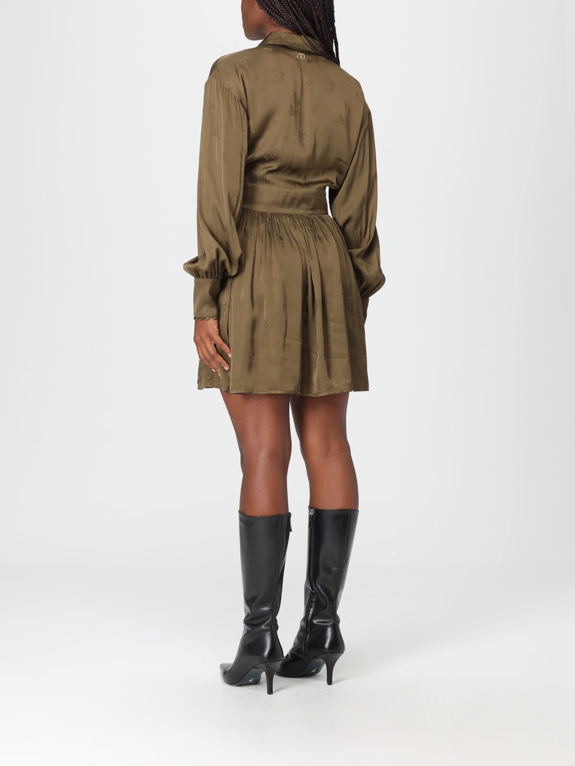 TWINSET DRESS: Dress woman Twinset, Green - Img 2