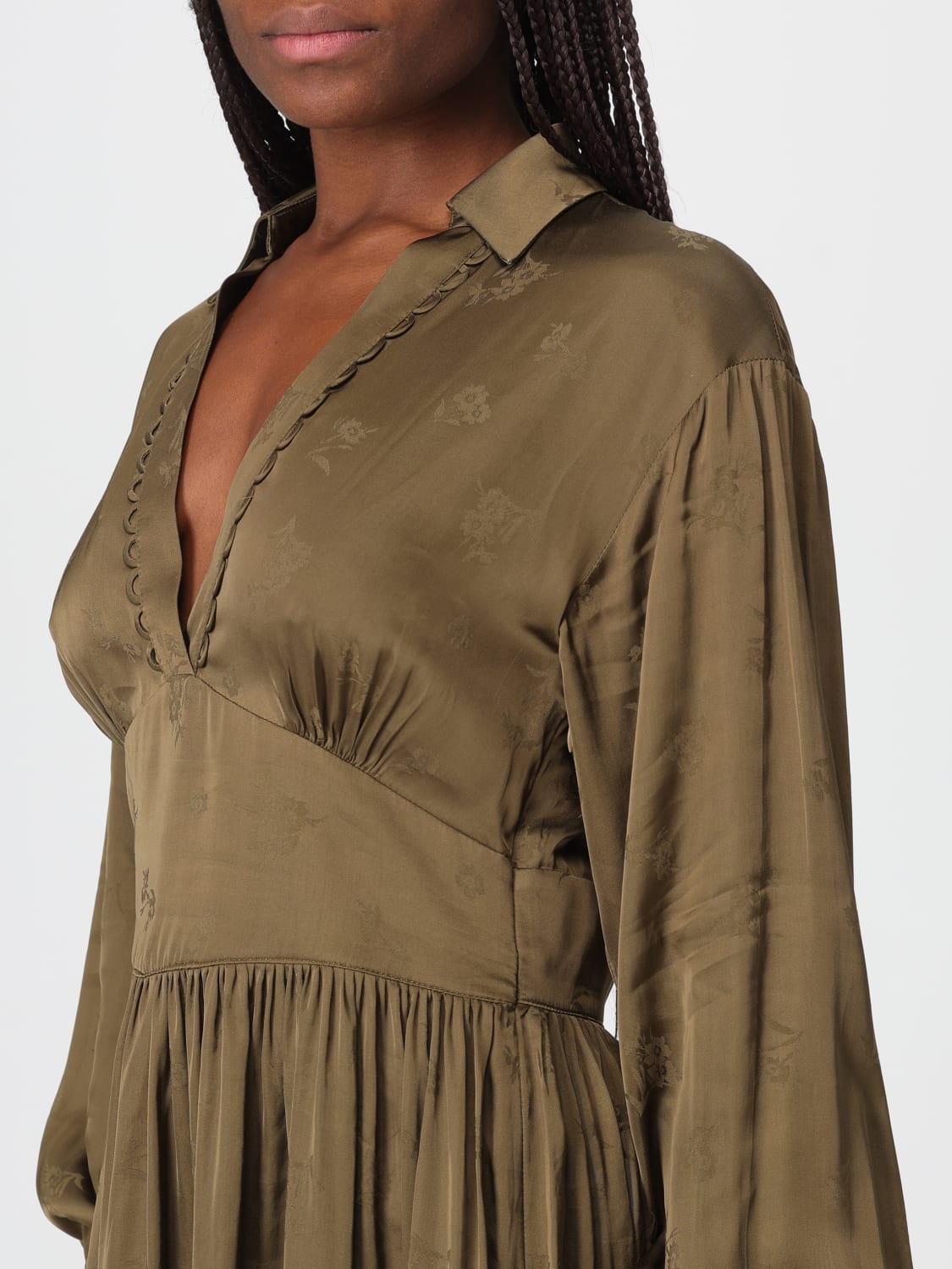 TWINSET DRESS: Dress woman Twinset, Green - Img 3