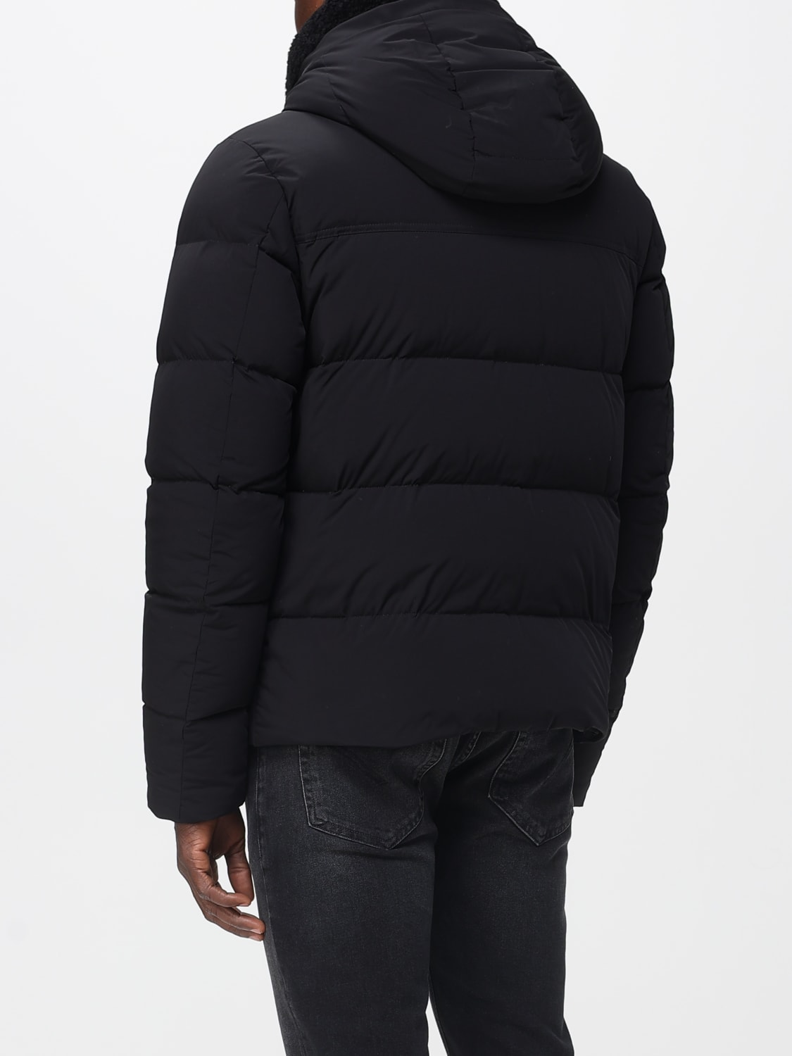 MOORER JACKET: Coat men Moorer, Black - Img 2