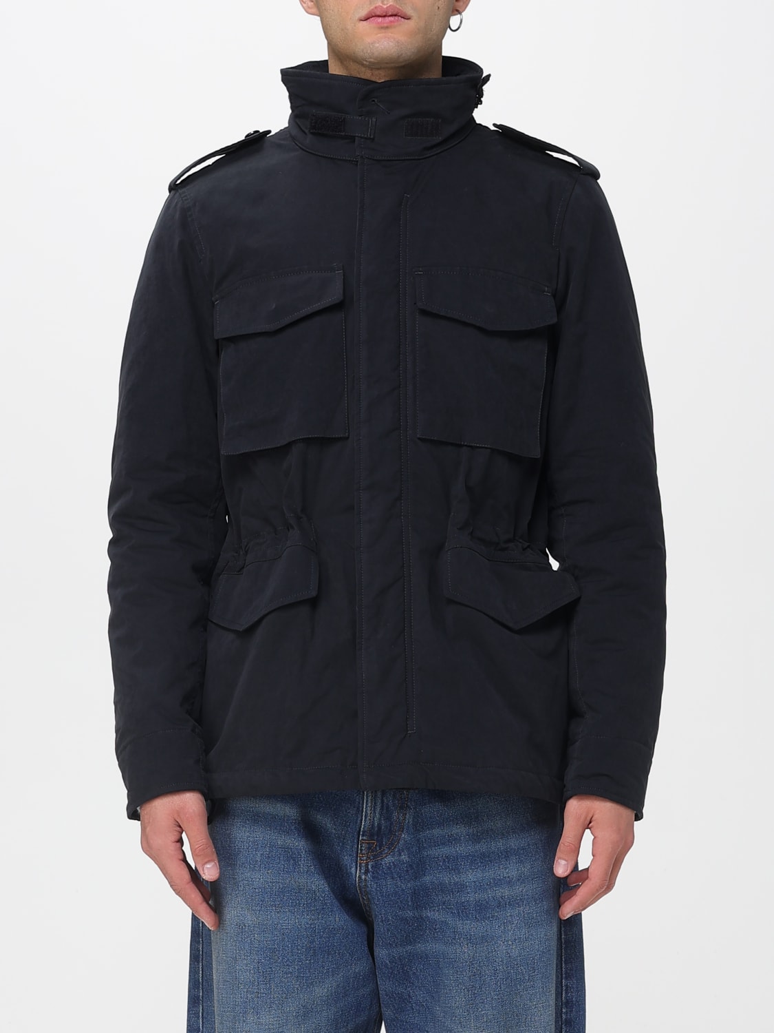 ASPESI JACKET: Coat men Aspesi, Blue - Img 1