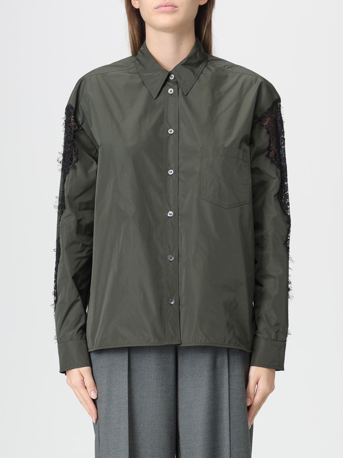 PINKO CAMISA: Camisa mujer Pinko, Verde - Img 1