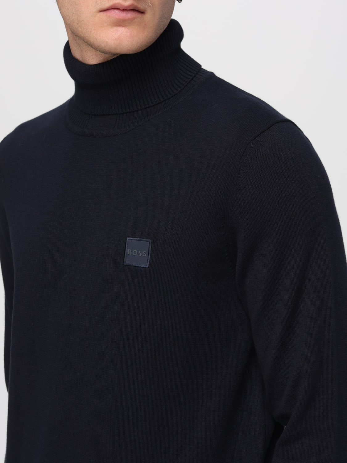 BOSS SWEATER: Sweater men Boss, Blue - Img 3