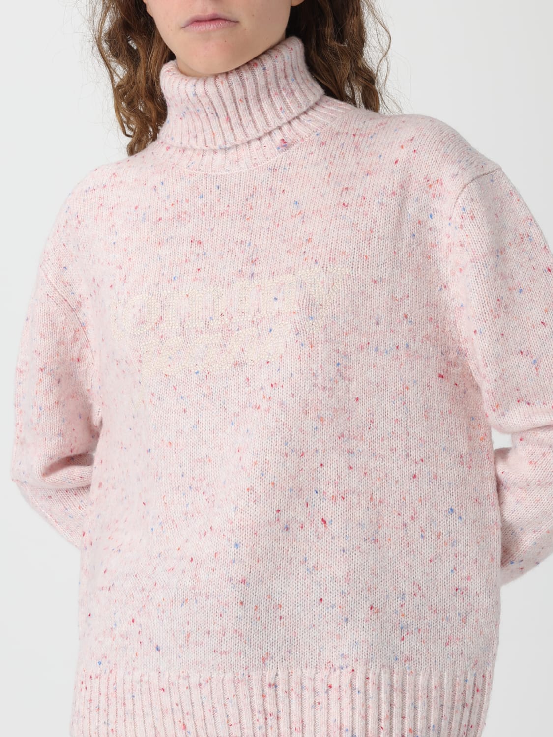 TOMMY JEANS PULL: Pull femme Tommy Jeans, Rose - Img 3