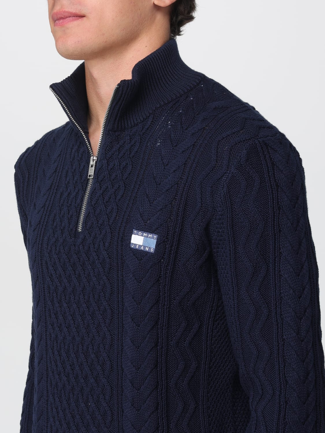 TOMMY JEANS SWEATER: Sweater men Tommy Jeans, Blue - Img 3