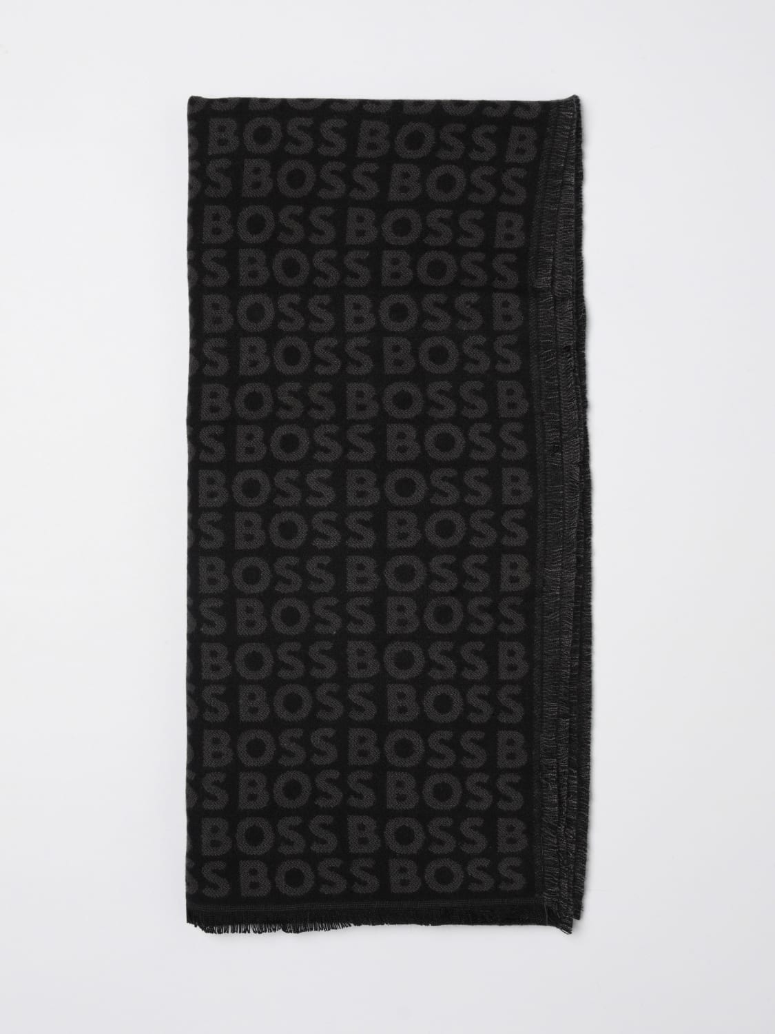 BOSS SCARF: Scarf men Boss, Black - Img 1