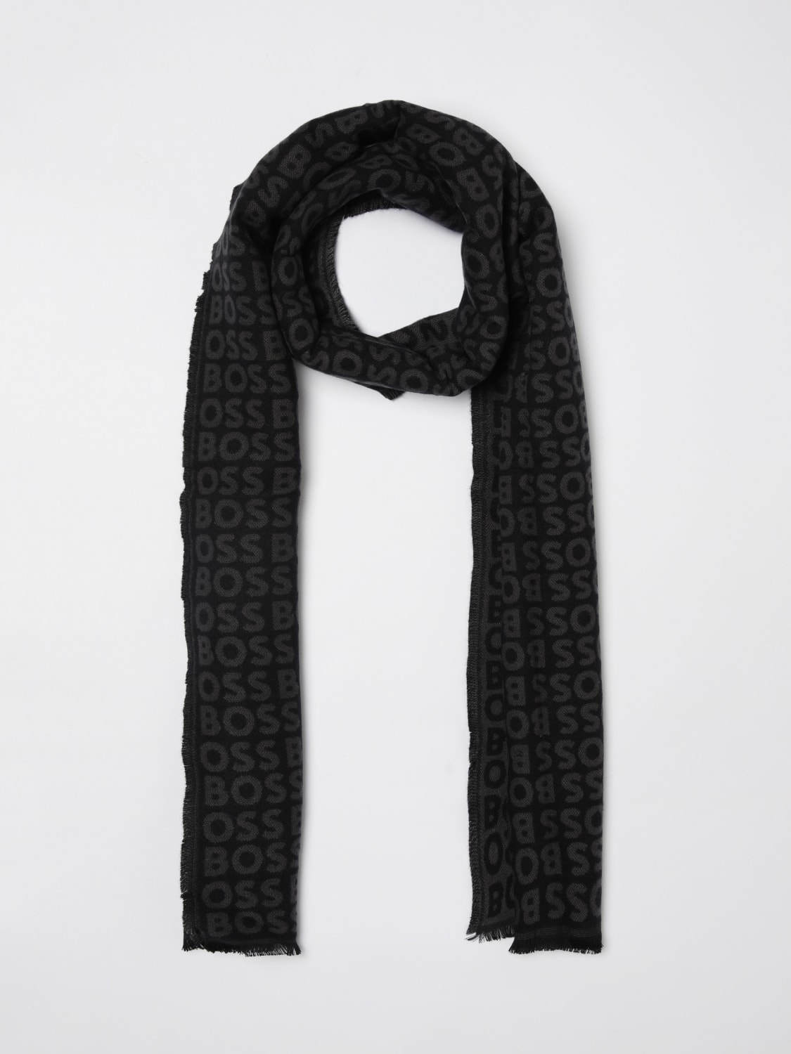 BOSS SCARF: Scarf men Boss, Black - Img 2