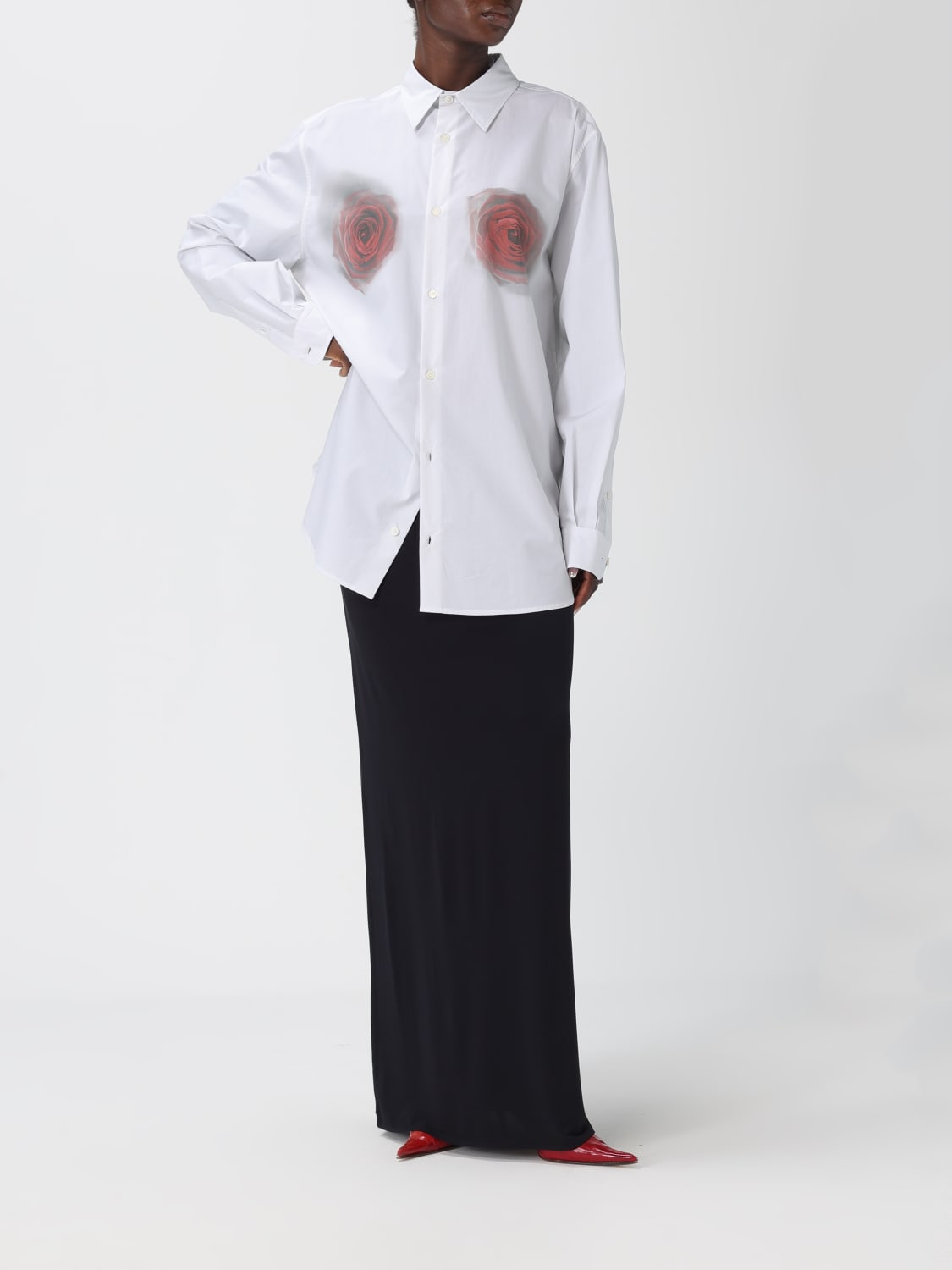 JEAN PAUL GAULTIER HEMDBLUSE: Hemdbluse damen Jean Paul Gaultier, Weiß - Img 2