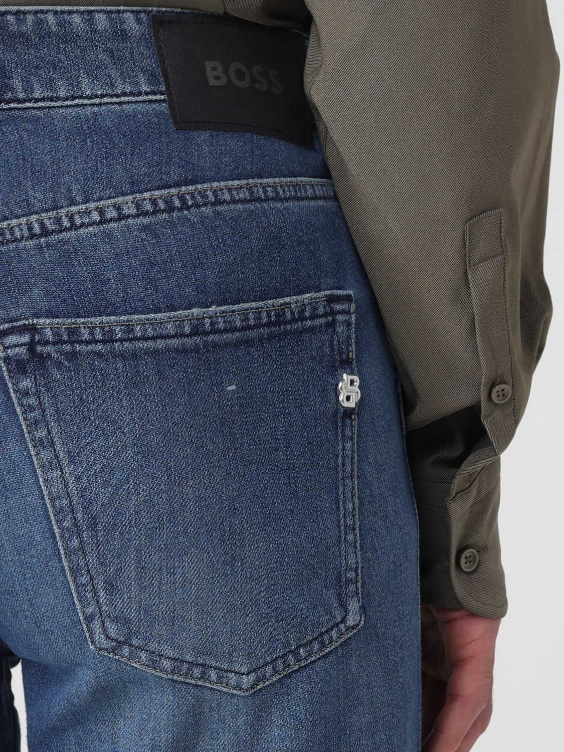 BOSS JEANS: Jeans men Boss, Navy - Img 3