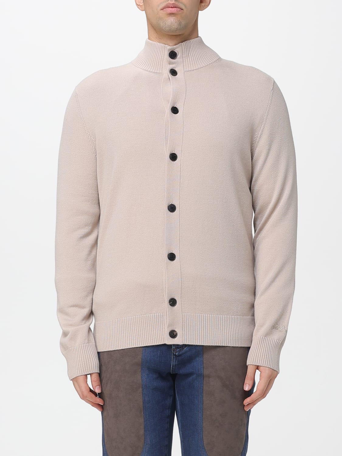 MC2 SAINT BARTH JERSEY: Cárdigan hombre Mc2 Saint Barth, Beige - Img 1