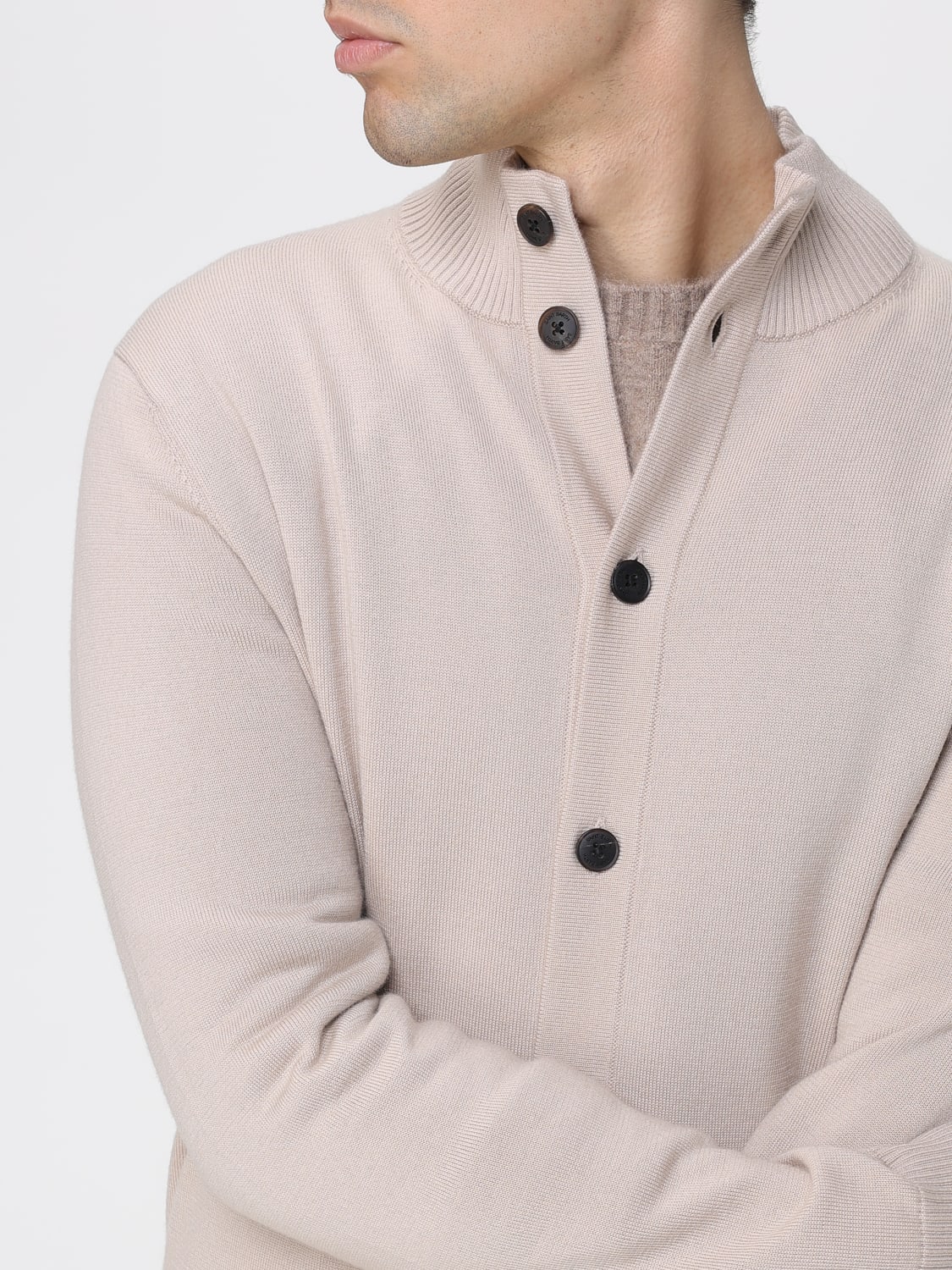 MC2 SAINT BARTH JERSEY: Cárdigan hombre Mc2 Saint Barth, Beige - Img 4