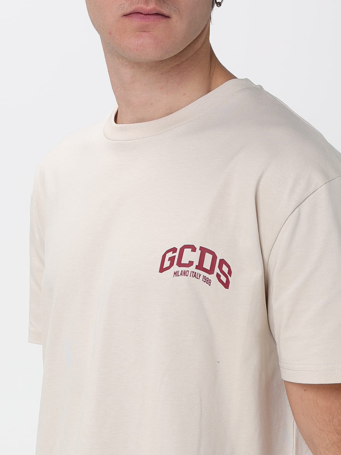 GCDS T-SHIRT: T-shirt men GCDS, Grey - Img 3