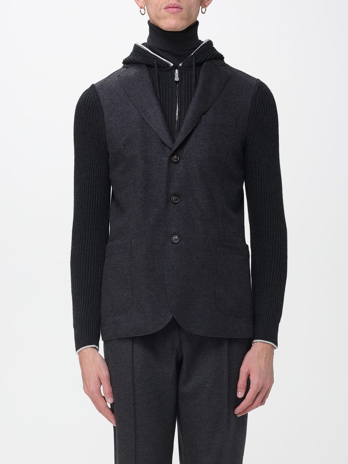 ELEVENTY JACKE: Jacke herren Eleventy, Grau - Img 1