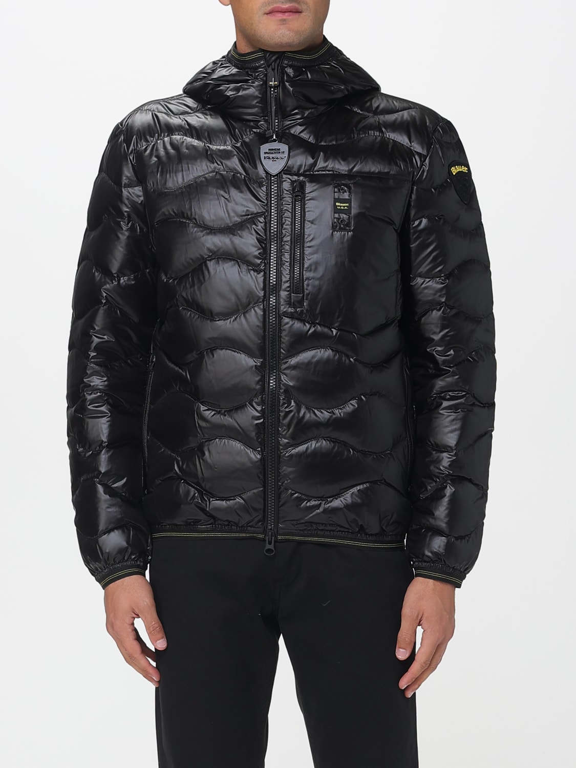 BLAUER JACKET: Jacket men Blauer, Black - Img 1