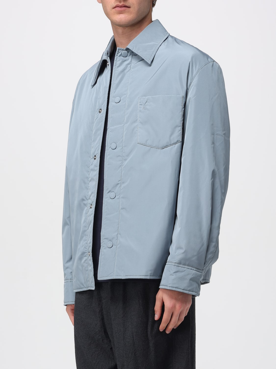 AMI PARIS JACKET: Jacket men Ami Paris, Gnawed Blue - Img 3