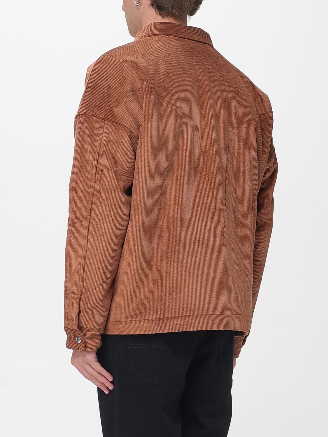 GCDS JACKET: Coat men GCDS, Brown - Img 2