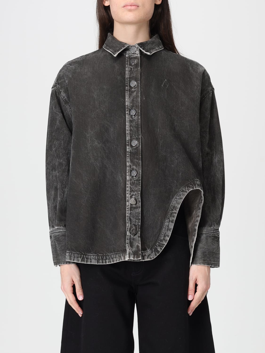 THE ATTICO CHEMISE: Veste femme The Attico, Noir - Img 1