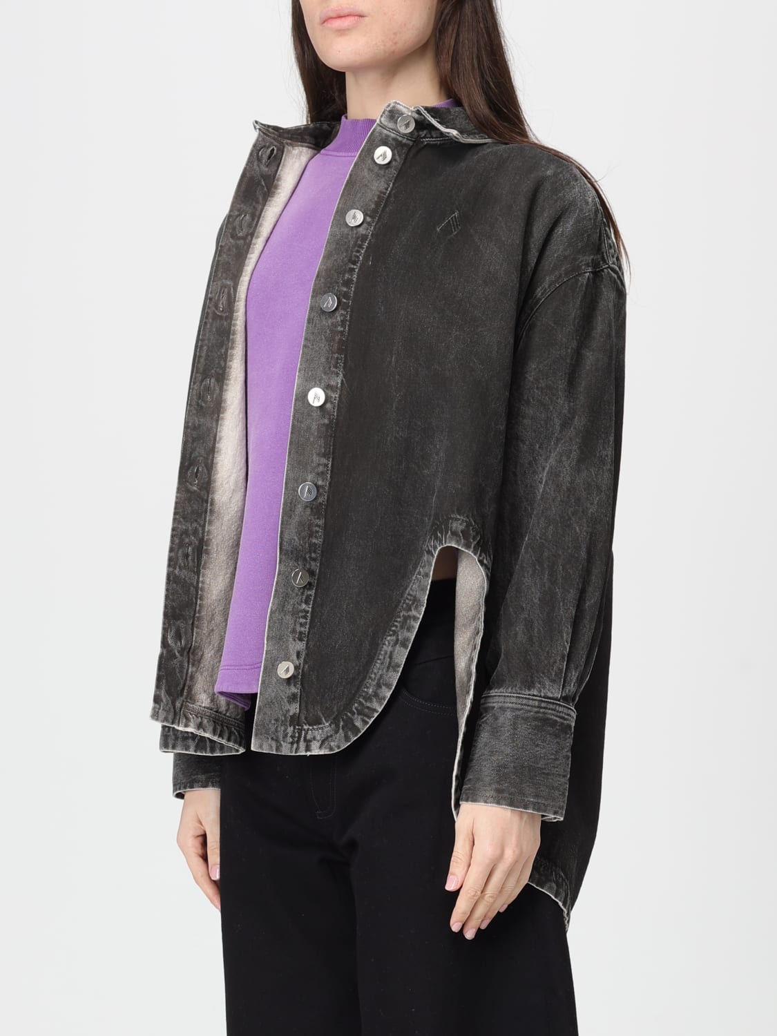 THE ATTICO CHEMISE: Veste femme The Attico, Noir - Img 3