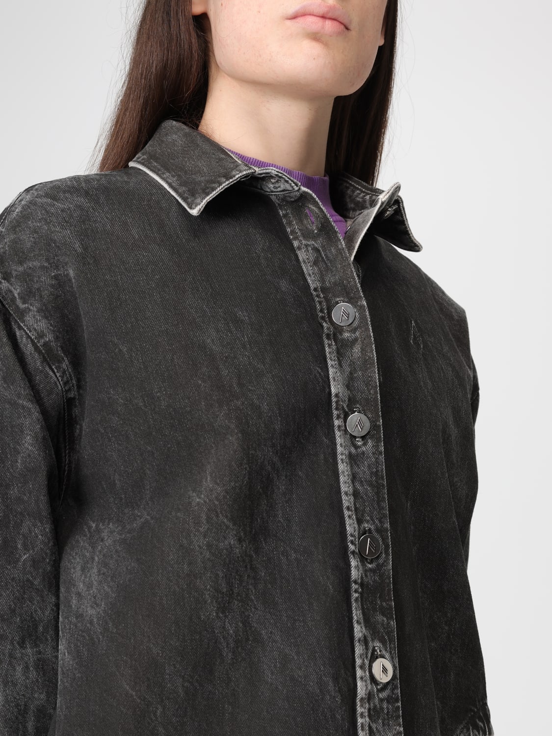 THE ATTICO CHEMISE: Veste femme The Attico, Noir - Img 4