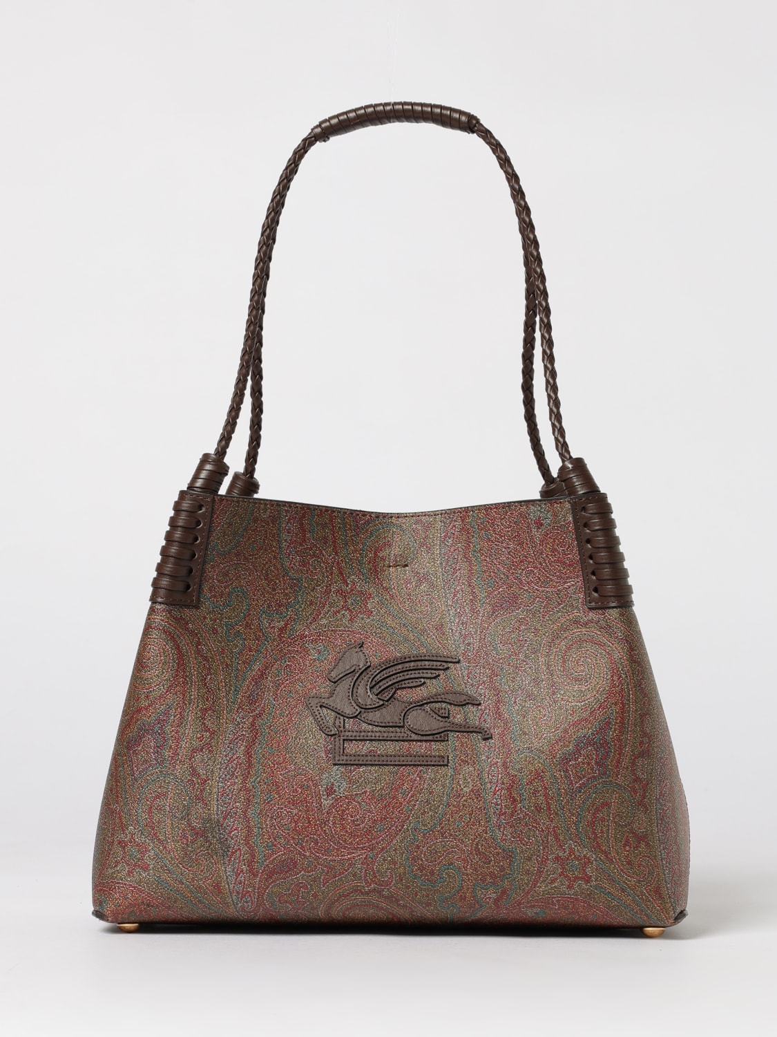 ETRO SHOULDER BAG: Shoulder bag woman Etro, Brown - Img 1