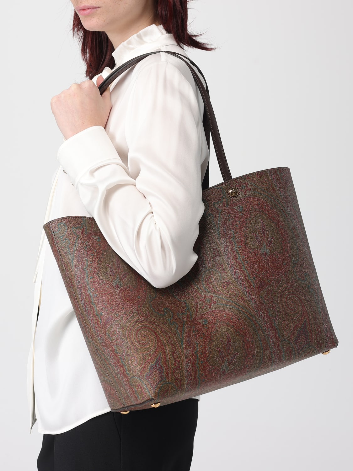 ETRO BOLSO DE HOMBRO: Bolso de hombro mujer Etro, Marrón - Img 2