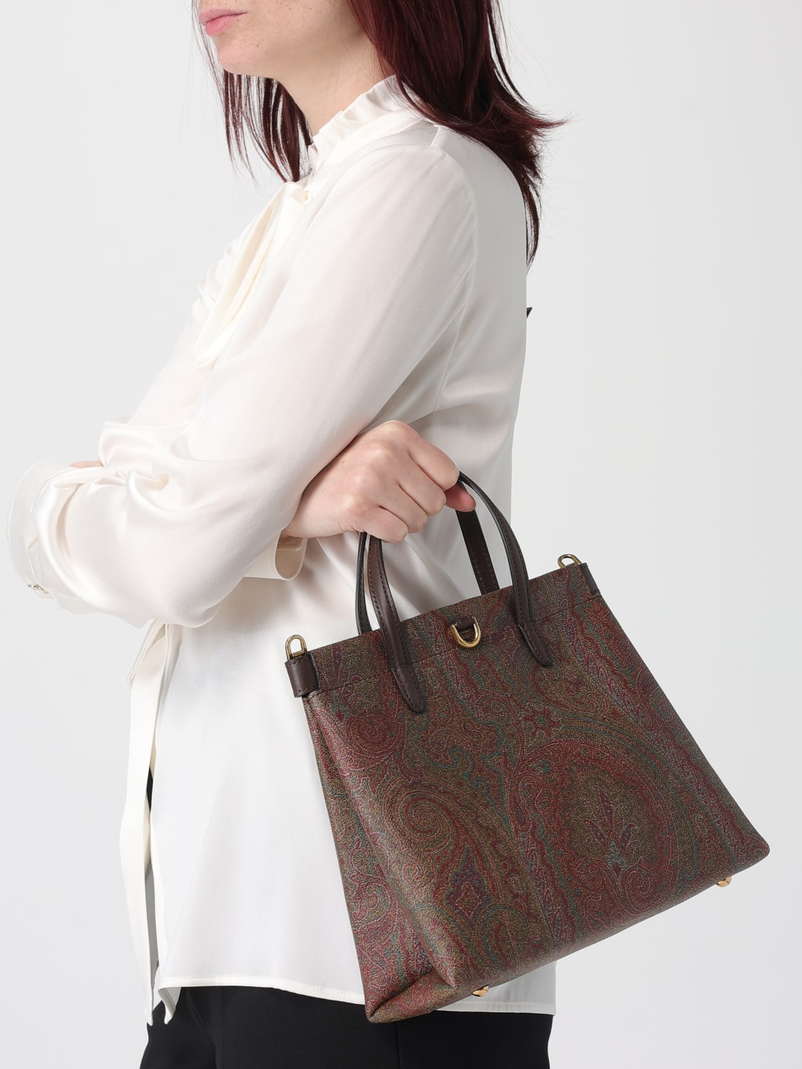 ETRO SHOULDER BAG: Shoulder bag woman Etro, Brown - Img 2