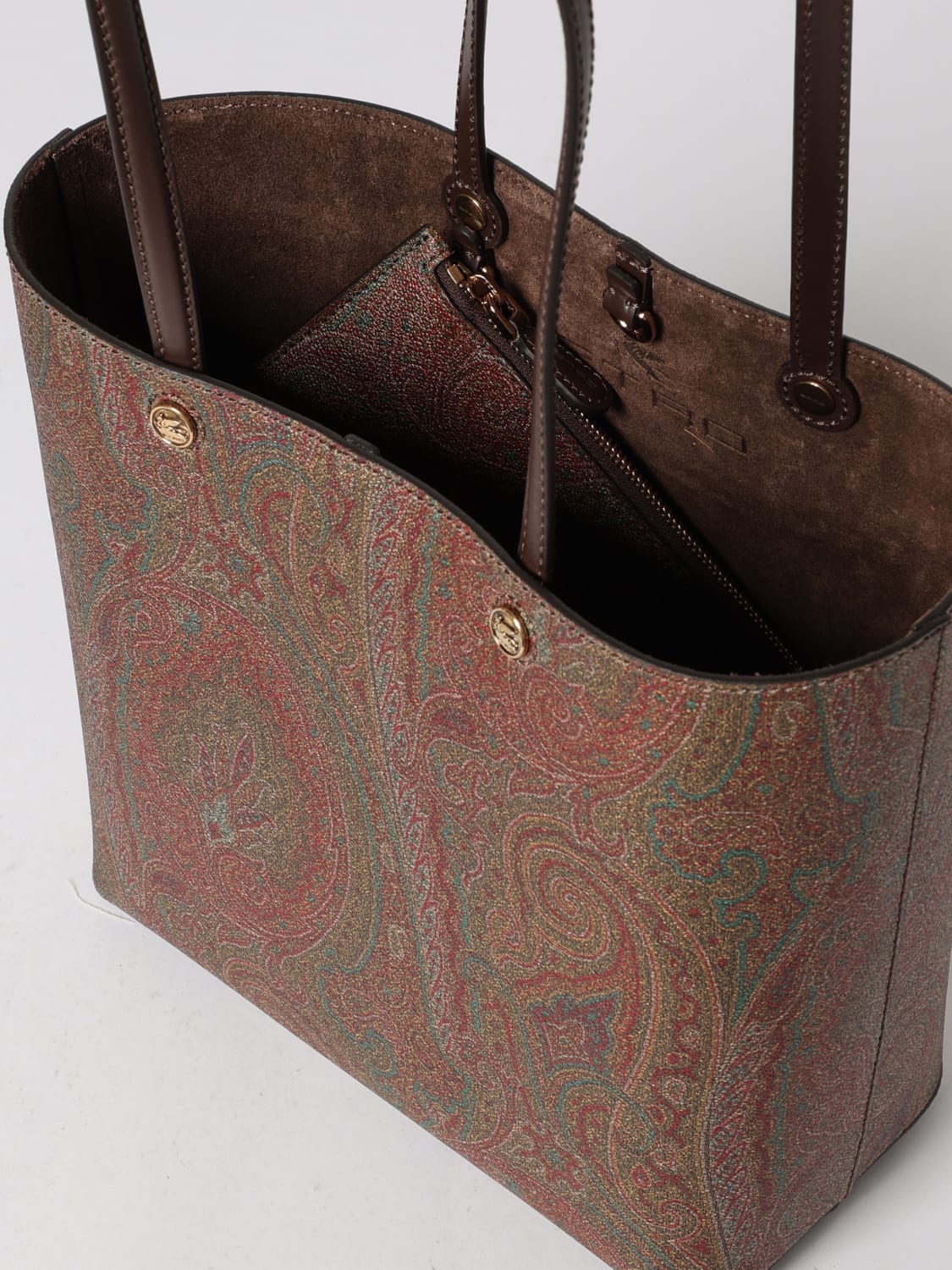 ETRO SHOULDER BAG: Shoulder bag woman Etro, Brown - Img 5