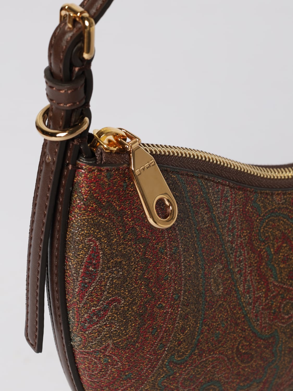 ETRO SHOULDER BAG: Shoulder bag woman Etro, Brown - Img 4