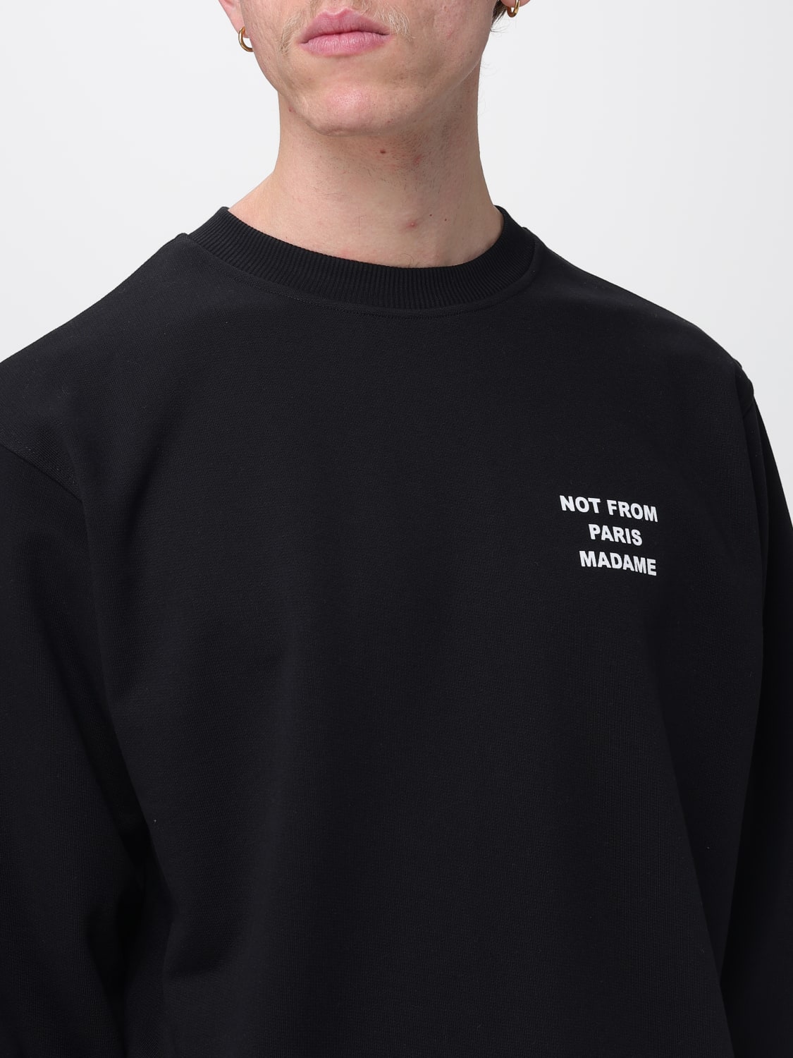 DRÔLE DE MONSIEUR SWEATSHIRT: Sweatshirt men Drôle De Monsieur, Black - Img 3