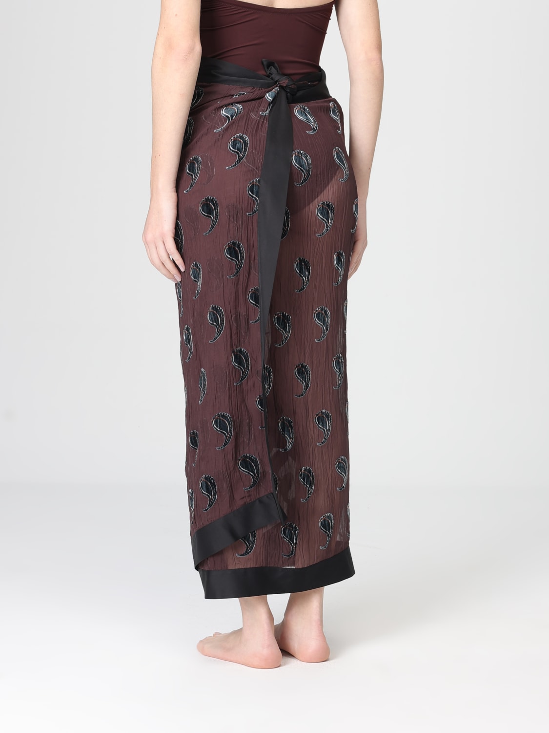 TORY BURCH ROBE: Robe femme Tory Burch, Marron - Img 2