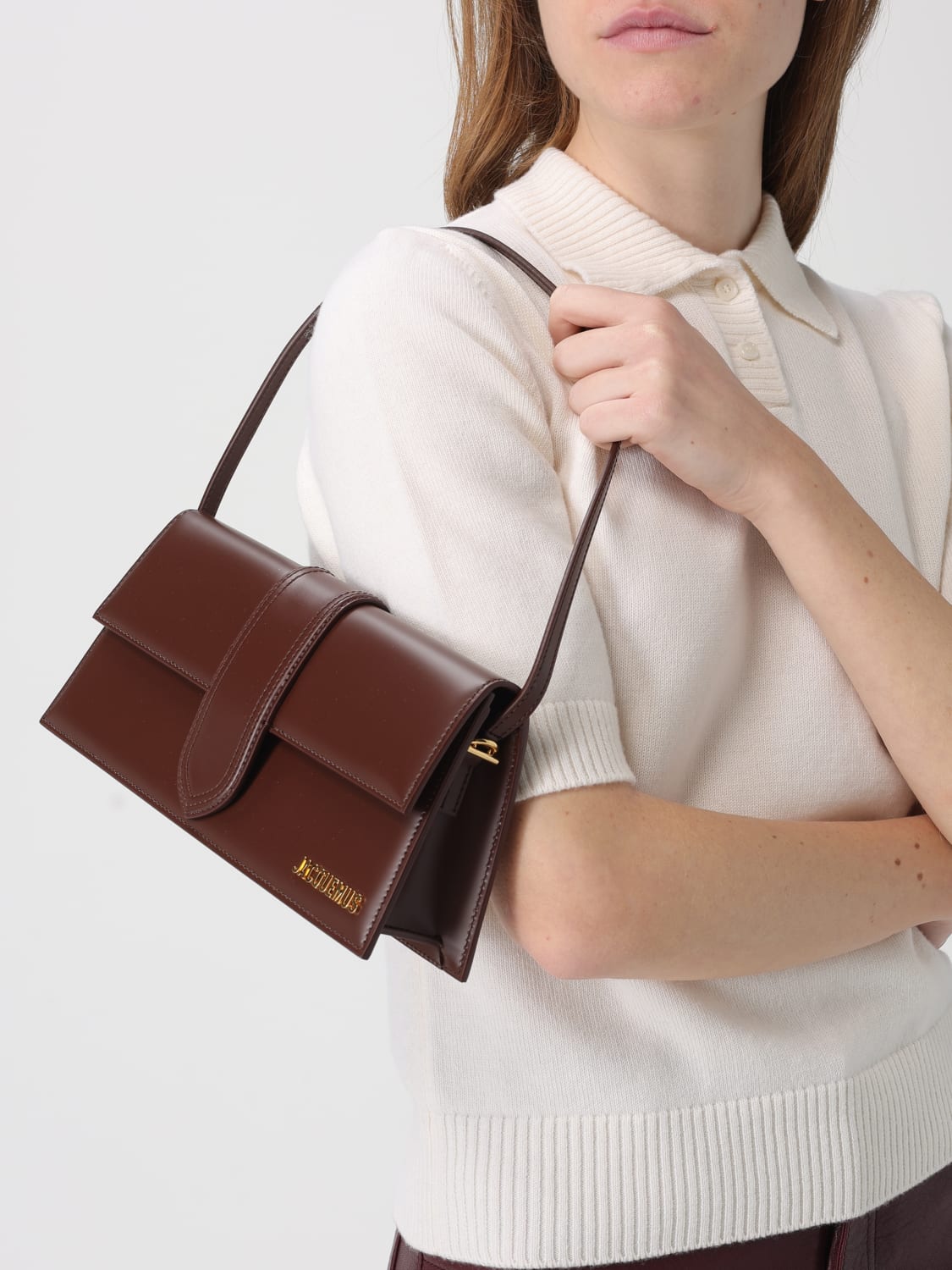 JACQUEMUS BOLSO DE HOMBRO: Bolso de hombro mujer Jacquemus, Marrón - Img 2