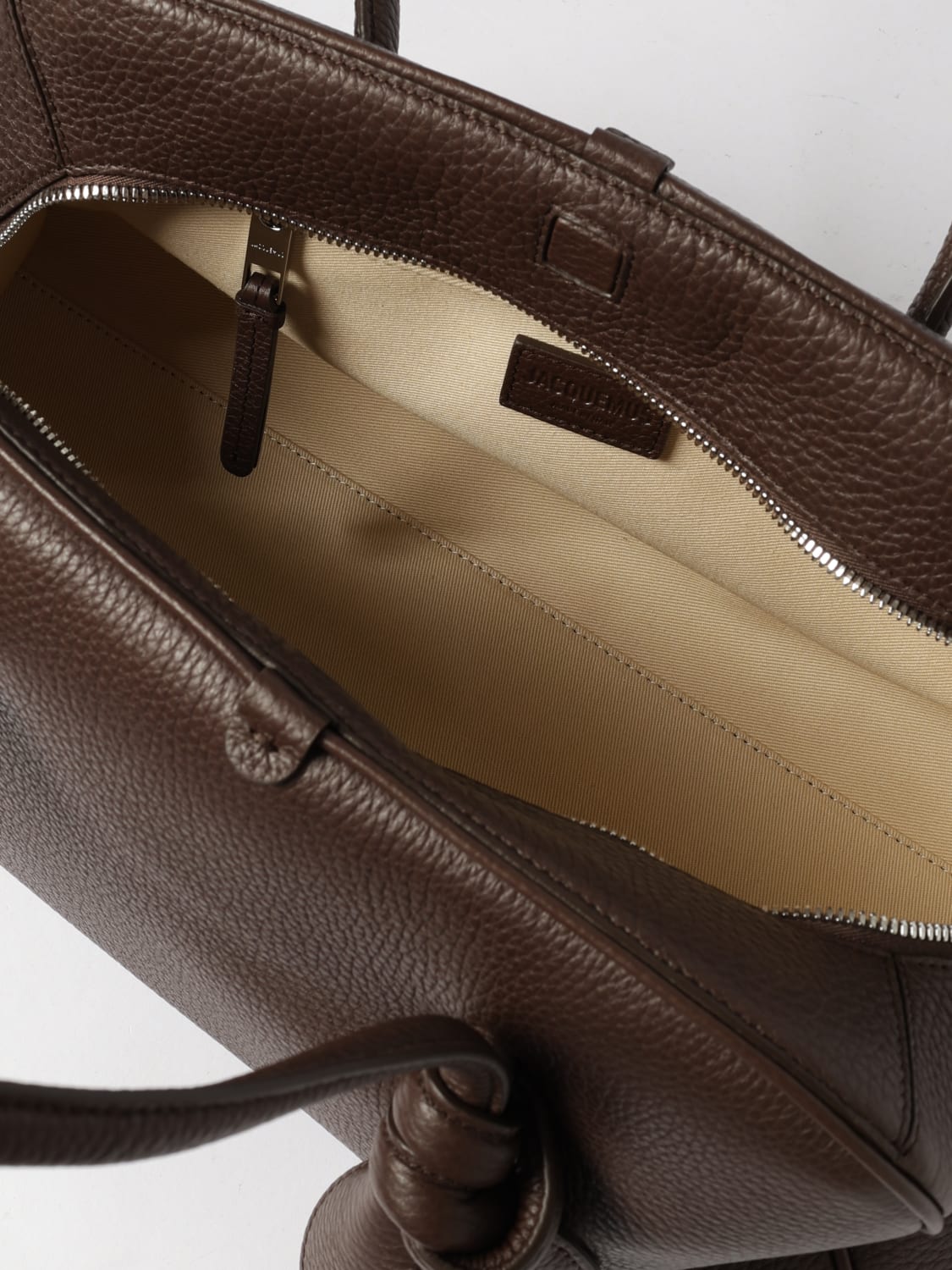 JACQUEMUS SHOULDER BAG: Shoulder bag woman Jacquemus, Brown - Img 5